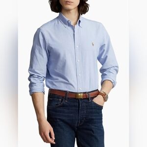 Men's Ralph Lauren Classic Fit Long Sleeves, Light Blue, Neck 16.5 34/35 EUC